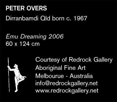 Peter Overs Emu Dreaming Design  Notebook - redrock gallery